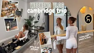 ROAD TRIP TO CAMBRIDGE | the loaf tin bakery, new reformer pilates studio, weekend vlog with georgie