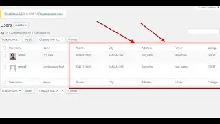 Create Extra Fields in WordPress User Profile page - Sufyan Shaik