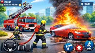 Extreme Fire Truck Driving Simulator 2026 - Real firefighting Rescue Fire Truck - Android GamePlay