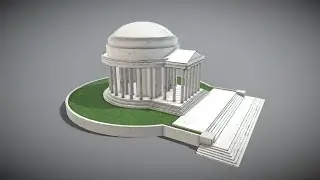 3D Model - Thomas Jefferson Memorial