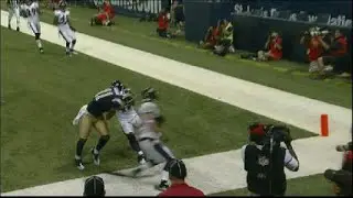 Gibson touchdown - Rams WR Brandon Gibson snatches a pass from QB Sam Bradford for