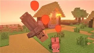 Balloons VS MINECRAFT Village - Teardown NG