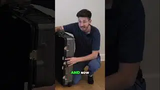 Unzip This Suitcase In Seconds! Airport Hack #shorts