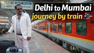 Delhi to Mumbai travel journey 🚝#riyazofficialshort #viral #vlog 