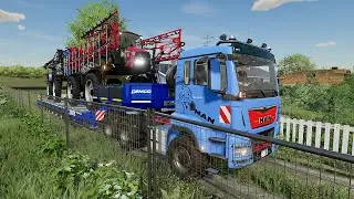 Oversized Farm Machine Transport Challenge | FS22#FarmingSimulator22#RealisticGaming