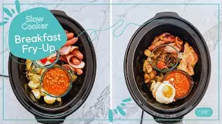 Slow Cooker Breakfast Fry-Up Recipe - Full English Breakfast Made Overnight!