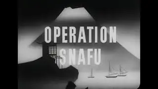 Operation Snafu 1945 Private Snafu Vintage Black and White Sound Cartoon