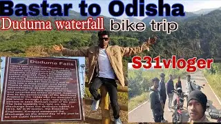 Bastar to odisha duduma waterfall bike ride 