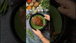 KERALA STYLE - POMFRET FISH FRY 🐟 #pomfret #fish #explore #recipe #food
