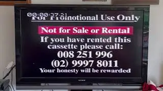 opening to u-517 & down to you roadshow entertainment promotional copy vhs australia 2000 RARE
