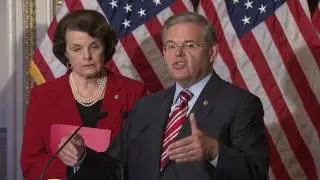 Senator Menendez Attends a Press Conference Unveiling the New Immigration Reform Framework