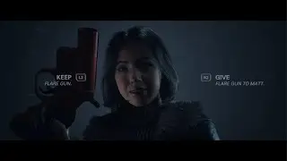 Until Dawn PS5 Emily Used The Flare Gun to Defend Herself - Just Breathe Trophy