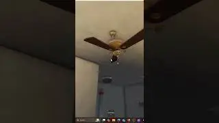 CRAZIEST Broken and Wobbly Ceiling Fans in Roblox #ceilingfan #shorts #roblox #robloxceilingfan