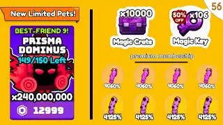 Opening Magic Crate | Best Friend 9 | Premium Membership & Arm Wrestle Simulator Roblox #56