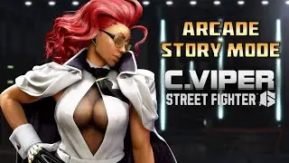 Street Fighter 6 - C. Viper Arcade Story + Game Over Countdown