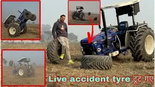 🔴Live Accident दोनों टायर टूट के भाग गए स्टंट करते समय देखो क्या हुआ Sahil Malik के साथ 