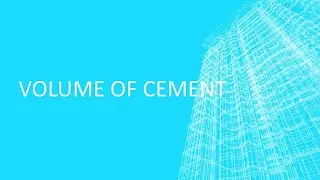 How To Calculate Volume Of Cement Bag I Density of Cement