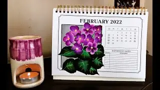 How To Paint February&rsquo;s Birth Flower: The Primrose | Easy One Stroke Painting