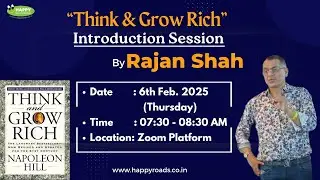 Introduction Session | Think & Grow Rich Book | Rajan Shah