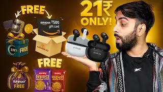 Lava Rs.21 Earbuds Big Loot | Aashirvaad FREE Rs.500 Amazon Giftcard | Zee5 Big Loot | 6 Loot Offers