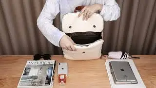 Amazon com CLUCI Womens Backpack Purse Leather 15 6 Inch Laptop Travel Business Vintage Large Should