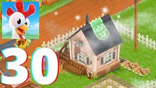 Hay Day - Gameplay Walkthrough Part 30 - Level 19 Repairing Neighborhood House (Android, iOS)