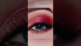 Trending Eye Makeup 2025 | Pink and Red Eyeshadow Tutorial | Party Look#shorts#makeup
