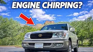 Engine Chirping on Cold Starts? Toyota Land Cruiser 100 Series Fix (Idler & Tensioner)