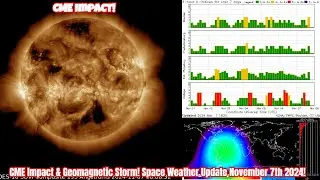 CME Impact & Geomagnetic Storm! Space Weather Update November 7th 2024!