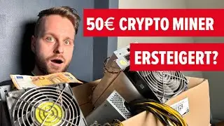 50 Euro Crypto-Miner auf Auktion gekauft? Schrott oder Goldgrube?