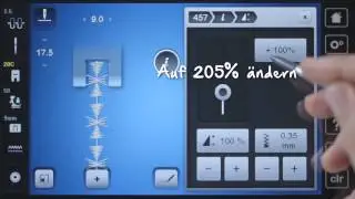 Tutorial zu BERNINA 790: Stichmuster verändern