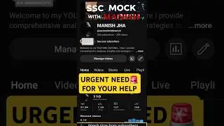 URGENT NEED FOR YOUR HELP 🚨 #csircrri #csirtypingtest #csirskilltest #csiriip #ssccgl #shorts #viral