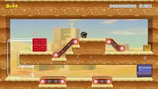 ONOFF砂漠 [Desert] by KEISUKE123 🍄Super Mario Maker 2 Switch No Commentary #drm