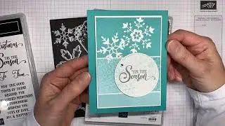 Stampin&rsquo; Up! Snowflake Wishes Christmas Card Tutorial