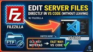 Open and edit files using Visual Studio Code from FIlezilla | BlueTek