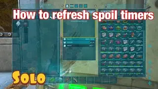Super easy how to refresh spoil timers glitch (Ark survival evolved) all consoles