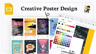 How to make a poster in Google Slides (Creative Layout)
