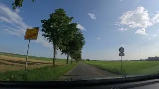 Theesen to Gladau small narrow road East Germany 🇩🇪