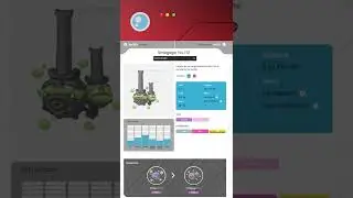 Pok&eacute;mon 110 Smogogo Forme de Galar - projet POK&Eacute;DEX