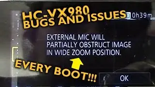 Panasonic HC-VX980: досадные мелочи, о которых вам следует знать.