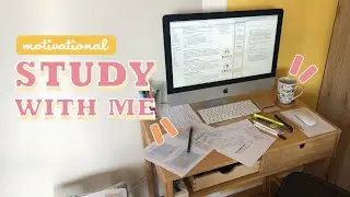 Motivational study with me during quarantine - let's do this!
