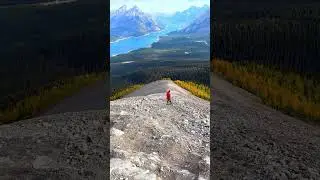 Hiking 3 hours in Bear Country to see this in Alberta, Canada 😳🐻
