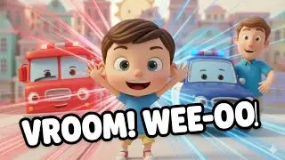 Let&rsquo;s Go to the City! 🚒🚓 Vehicle Sounds for Kids | Fire Truck, Bus, Police & Ambulance 🚑