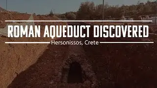 Uncovering a Hidden Gem! Roman Aqueduct Discovered During Airport Road Construction