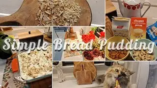 Easy & creamy Bread Pudding at home | Sweet Home🏡