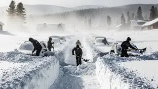 Безумная новогодняя снежная буря в Онтарио! Дорожно-транспортные происшествия в Канаде вышли из-п...