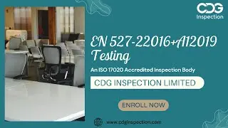 EN 527-2:2016+A1:2019 Testing Services | ISO 17025 Accredited Lab | CDG Inspection Limited