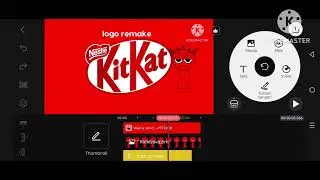 Kitkat logo remake kinemaster speedrun be like x4.5 speed