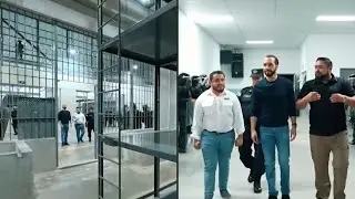 El Salvador apresenta 'megaprisão' para 40 mil membros de gangues | AFP
