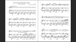 Let You Break My Heart Again by Laufey - Arranged By Andrew Roswell
